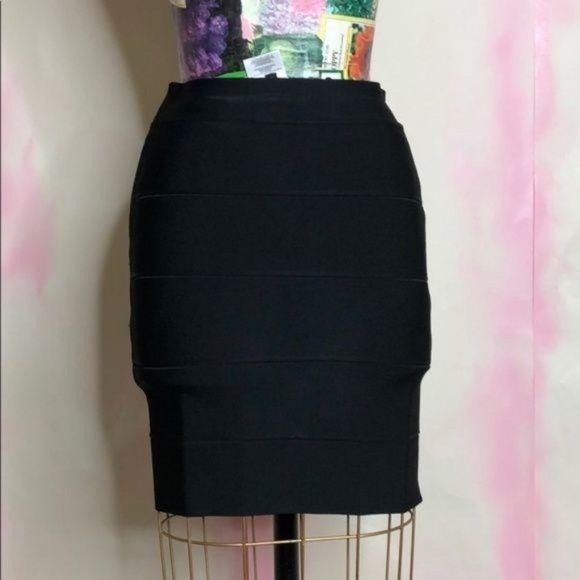 BCBGMaxAzria Simone Bandage Skirt Pencil Wrapped - Picture 5 of 8